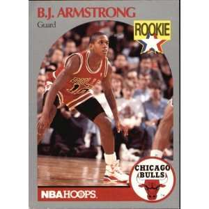1990 NBA HOOPS B.J Armstrong Rookie # 60