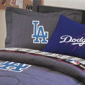  Los Angeles Dodgers Blue Denim Standard Size Pillow Sham 