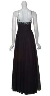 ADRIANNA PAPELL Regal Sequin Tulle Eve Gown Dress 14 NEW  