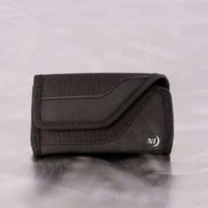 Nite Iphone 4 Clip Case Sideways Med Black Durable Ballistic Nylon For 