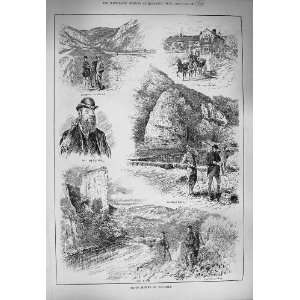  1884 Trout Fishing Dovedale Wnglers Ilam Stone Walton 