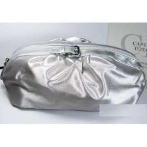    Christian Dior Beauty Cosmetic Bag Trousse Pouch Silver Beauty
