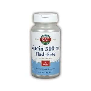  KAL   Flush Free Niacin, 500 mg, 60 capsules Health 