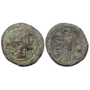  Paestum, Lucania, Italy, c. 218   201 B.C.; Bronze Uncia 