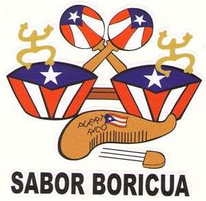PUERTO RICO FLAG INSTRUMENTS CAR STICKER, DECAL  