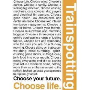  Trainspotting   Quotes, Movie Poster