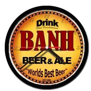  BANH beer and ale cerveza wall clock 