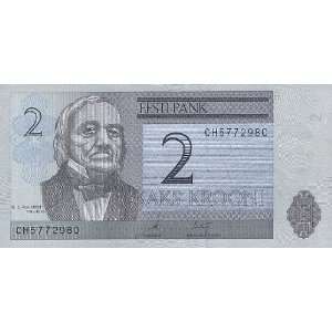  Estonia 2 krooni Banknote 