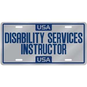  New  Usa Disability Services Instructor  License Plate 