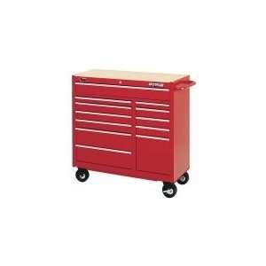  WATERLOO TRX4112 Tool Cart,12 Dr,41 1/4 In,Red
