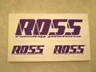   of 3 Ross pistons stickers,racin​g,gasser,stree​trod,dirt track