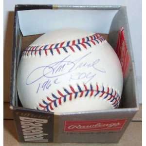  Tom Tresh Autographed MLB Baseball with 62 ROY Inscription 
