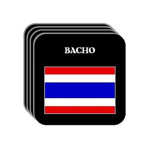  Thailand   BACHO Set of 4 Mini Mousepad Coasters 