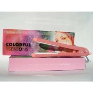  Herstyler Colorful Season Pink Hair Straightener Beauty