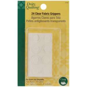  Dritz Quilting Clear Fabric Grippers 24/Pkg (6 Pack 
