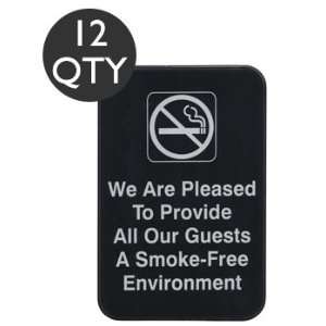  SMOKE FREE   RESTAURANT BUSINESS DOOR SIGN   WHOLESALE 