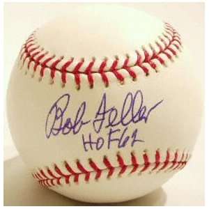  Bob Feller Autographed Baseball  Details HOF62 