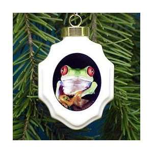  Red Eyed Tree Frog Ornament