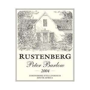  Rustenberg Peter Barlow 2004 750ML Grocery & Gourmet Food