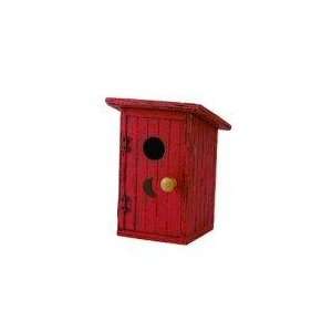  Barnstorm Birdie Loo Birdhouse   Red