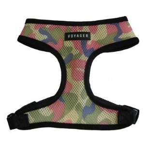  Pink Camouflage Harness Size Large (13 x 5) Pet 