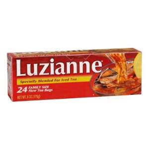 Luzianne Tea Bags   Family Size, 24 ct  Grocery & Gourmet 