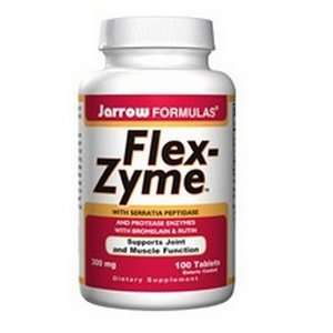  Jarrow Formulas Flex Zyme 300mg, 100 Tablets Health 