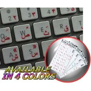  APPLE FARSI (PERSIAN) STICKER FOR KEYBOARD WITH RED 