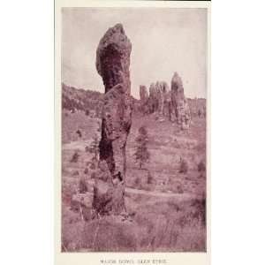  1893 Major Domo Glen Eyrie Rock UNUSUAL Colorado Print 
