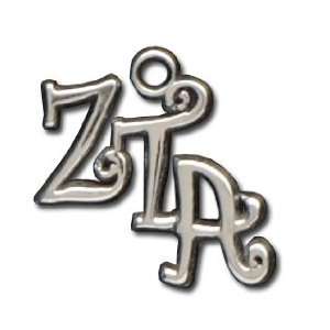  Zeta Tau Alpha Sterling Silver Swirl Drop 