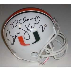  Bernie Kosar Autographed/Hand Signed University of Miami 