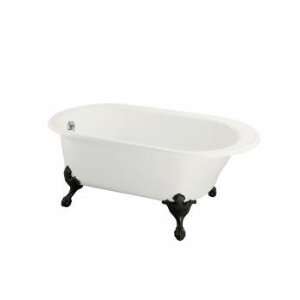   Works Iron Works Collection 66 Free Standing Bath Tub with Vibrant Po
