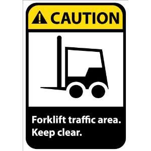    NMC 14x10 Rigid Plastic Forklift Traffic Sign