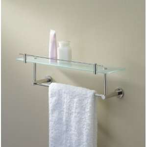  Valsan 675651CR Bathrooms Porto 19 3/4 Inch Glass Shelf 