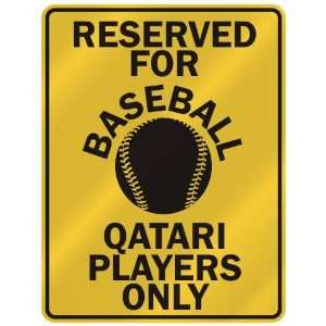   QATARI PLAYERS ONLY  PARKING SIGN COUNTRY QATAR