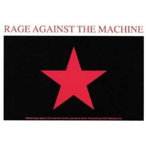Rage Against The Machine   Star Decal