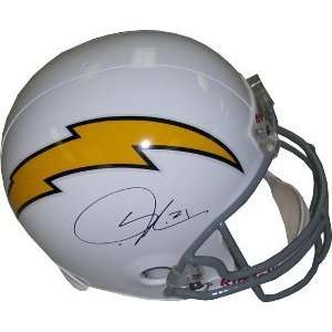LaDainian Tomlinson Autographed Helmet   Replica   Autographed NFL 