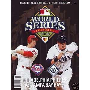 com 2008 MLB World Series Official Program (Philadelphia vs Tampa Bay 
