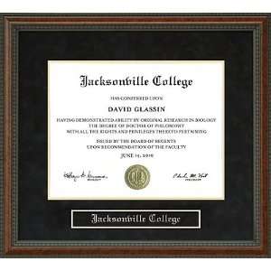  Jacksonville College Diploma Frame