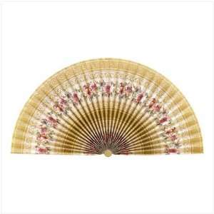  French Floral Decorative Fan   Style 39255