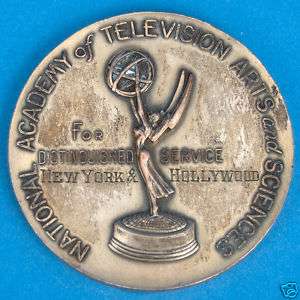 Emmy Award Distinguished Service Medal Hubbell Robinson  