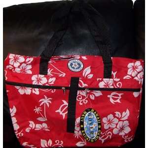 LARGE Bags TOTE BEACH BAG HAWAIIAN HAWAII P023 RED Baby