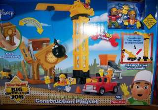 FISHER PRICE HANDY MANNY CONSTRUCTION PLAYSET NEW  