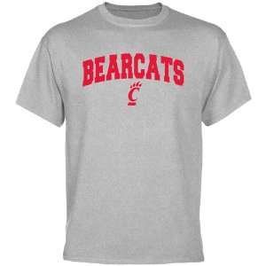  NCAA Cincinnati Bearcats Ash Mascot Arch T shirt  Sports 