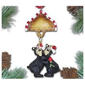   Bear Christmas Ornament   Holly N Barry Bearskin