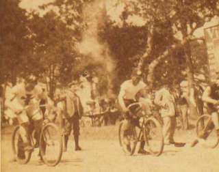 RARE 3 Cabinet Photos CALIFORNIA BICYCLE RACE FROM 1890  