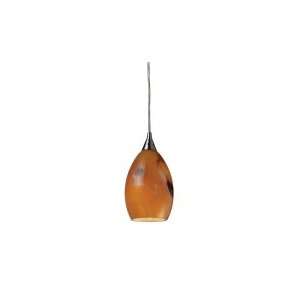  Tranquility 1 Light Spice Pendant In Satin Nickel