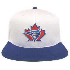  Toronto Blue Jays Retro Snapback Cap Hat AN 2 Tone White Blue 