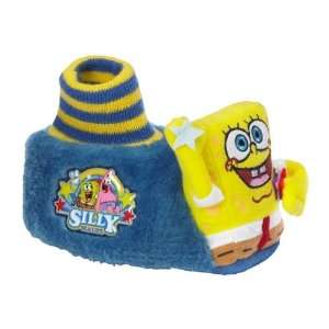 Spongebob Squarepants Plush Head Socktop Toddler Slippers Size Medium