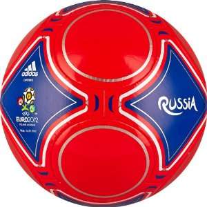  Russia 2012 Capitano Soccer Ball, Poppy Red, True Blue 